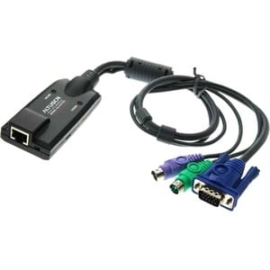 ATEN 25 cm (PS/2)/RJ-45/VGA KVM Cable - 1 - Cable for Mouse, Keyboard, Video Device, Rack Server, KVM Switch - First End: 