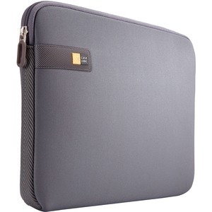 Case Logic LAPS-113 Carrying Case (Sleeve) for 13.3" Notebook, MacBook - Graphite - Polyester Body - 9.8" Height x 1.4" Wi