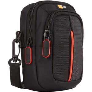 Case Logic Advance DCB-313 Carrying Case Camera, Memory Card, Accessories - Black - Polyester Body - Shoulder Strap, Belt 