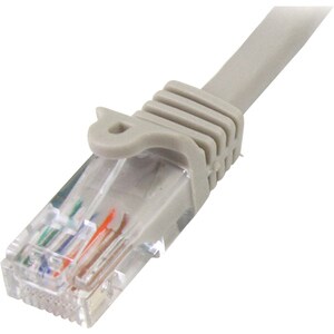 StarTech.com 15 m Cat5e Gray Snagless RJ45 UTP Cat 5e Patch Cable - 15m Patch Cord - Cable for Network Device - First End: