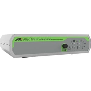 Allied Telesis CentreCOM FS710 FS710/5E 5 Ports Ethernet Switch - Fast Ethernet - 10/100Base-TX - 2 Layer Supported - 1.70
