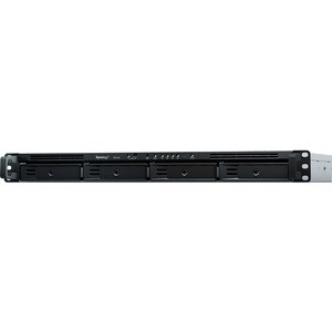 Synology RX418 Drive Enclosure - eSATA Host Interface - 1U Rack-mountable - 4 x HDD Supported - 4 x SSD Supported - 4 x To