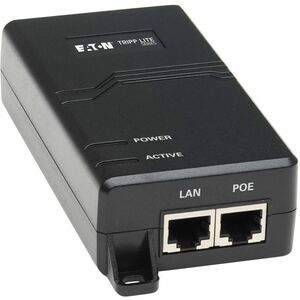 Eaton Tripp Lite Series Gigabit PoE+ Midspan Active Injector - IEEE 802.3at/802.3af, 30W, 1 Port - 120 V AC, 230 V AC Inpu