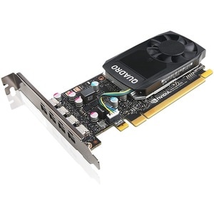 Lenovo NVIDIA Quadro P600 Graphic Card - 2 GB GDDR5 - PCI Express 3.0 x16 - 4 x Mini DisplayPort - Mini DisplayPort