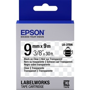 Epson Label Tape - 9 mm Width - Clear