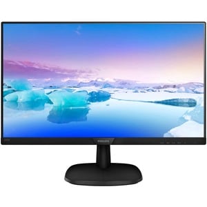 Philips V-line 243V7QDAB Full HD LCD Monitor - 16:9 - Textured Black - 60.5 cm (23.8") Viewable - WLED Backlight - 1920 x 