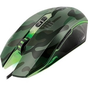 Mouse di gioco Atlantis Land TRITON X700 - USB - Ottico - 7 Pulsante(i) - Camuffamento - Cavo - 2500 dpi - Rotella di scor