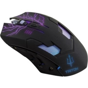 Mouse di gioco Atlantis Land X320 - USB - Ottico - 6 Pulsante(i) - Cavo - 3200 dpi - Rotella di scorrimento - Simmetrico