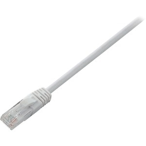 Cavo Rete V7 V7CAT6UTP-50C-WHT-1E - 48,77 cm Categoria 6 - Cable for Modem, Router, Hub, Pannello patch, Piastra a muro, P
