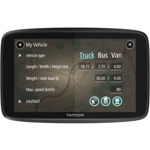 Navigatore GPS portatile da auto TomTom GO 6250 - Nero - Montabile, Portatili - 15,2 cm (6") - Touchscreen - Microfono, Ri