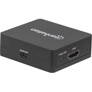 Manhattan Video Splitter HDMI 1080p, 1 in:2 out, Alimentado por USB - 1920 x 1200 - 225MHz Ancho de banda de vídeo máximo 