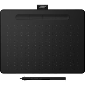 Wacom Intuos M CTL-6100WL Grafiktablett - 2540 lpi - Kabel/Kabellos - Schwarz - Bluetooth - 216 mm x 135 mm Aktiver Bereic