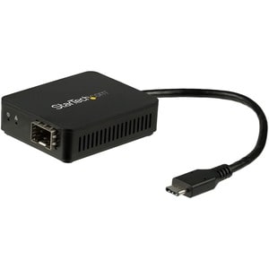 StarTech.com Transceiver/Media Converter - Connect to a GbE network through your laptop's USB-C port using the Gigabit SFP