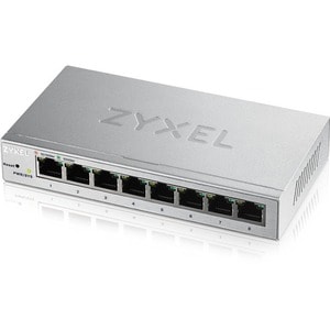 ZYXEL GS1200 GS1200-8 8 Ports Manageable Ethernet Switch - Gigabit Ethernet - 10/100/1000Base-T - 2 Layer Supported - Twis