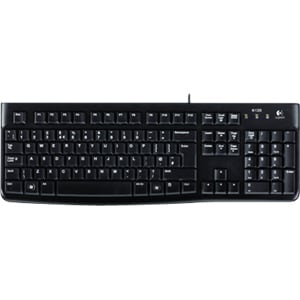 Logitech K120 Keyboard - Cable Connectivity - USB Interface - Danish, Finnish, Icelandic, Norwegian, Swedish - USB Interfa