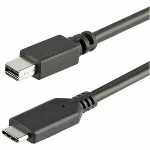 StarTech.com 1 m / 3.3 ft. USB-C to Mini DisplayPort Cable - 4K 60Hz - Black - USB 3.1 Type-C to Mini DP Adapter Cable - m