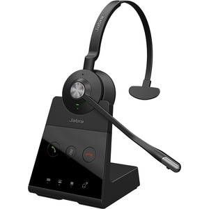 Jabra Engage 65 Mono Wireless Over-the-head Mono Headset - Monaural - 15000 cm - DECT - 40 Hz to 16 kHz - Electret, Conden