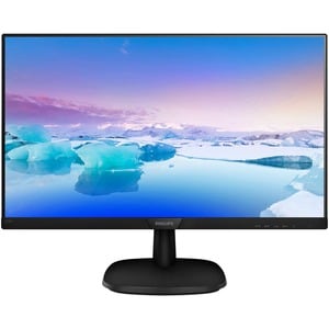 Philips V-line 273V7QDSB 27" Class Full HD LCD Monitor - 16:9 - Textured Black - 68.6 cm (27") Viewable - WLED Backlight -