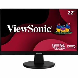 ViewSonic VA2256-MHD 22 Inch IPS 1080p Monitor with Ultra-Thin Bezels, HDMI, DisplayPort and VGA Inputs for Home and Office - 22" Monitor - IPS Technology - Full HD 1920 x 1080p - FreeSync - 16.7 Million Colors - 250 Nit - 7ms - 60Hz - HDMI - VGA - DisplayPort - Speaker