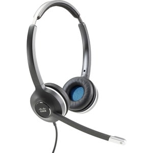 Cisco 532 Wired Over-the-head Stereo Headset - Binaural - Supra-aural - 90 Ohm - 50 Hz to 18 kHz - Electret, Condenser, Un