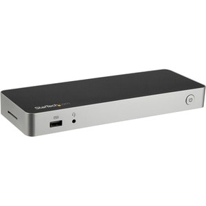 StarTech.com USB C Dock - 4K Dual Monitor HDMI & DisplayPort USB Type-C Docking Station - 60W Power Delivery, SD, 4-port U