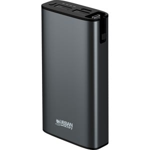 Urban Factory Power Bank - Sideral Gray - For USB Device, Tablet PC, Smartphone, Wearables - 6700 mAh - 2.40 A - 5 V DC Ou