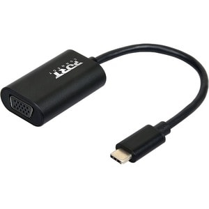 Port Video Adapter - 1 x 24-pin Type C USB Male - 1 x 15-pin HD-15 VGA Female - 1920 x 1200 Supported