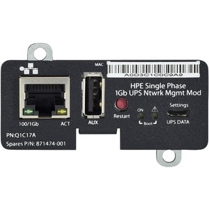 HPE UPS Power Management Module - 1 x Network (RJ-45) Port(s) - Serial