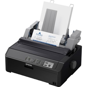 Epson LQ-590II 24-pin Dot Matrix Printer - Monochrome - Energy Star - 584 cps Mono - 8.50" (215.90 mm) Width x 11" (279.40