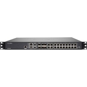 SonicWall 5650 Network Security/Firewall Appliance Support/Service - TAA Compliant - 22 Port - 1000Base-T - Gigabit Ethern