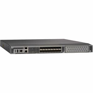 Cisco 9132T 32 Gbit/s Fibre Channel Switch - 8 Fiber Channel Ports - 32 Gigabit Ethernet - SFP+ - 8 x SFP+ Slots - Managea
