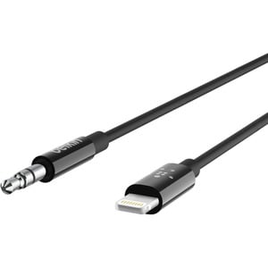MIXIT LIGHTNING 3.5MM AUX CABLE 0.9 M BLACK
