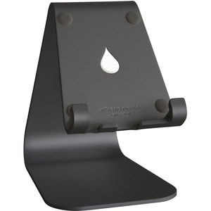 Rain Design mStand mobile stand - Black - Designed to uplift. Created for the Apple iPhone and iPad mini, and suitable for