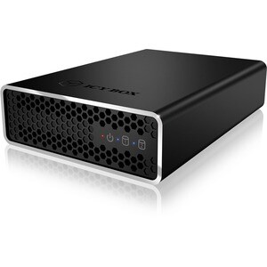 ICY BOX IB-RD2253-U31 2 x Total Bays DAS Storage System Desktop - USB 3.1 - Serial ATA/600 Controller - 0, 1 RAID Levels