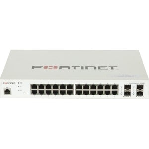 Fortinet FortiSwitch FS-224E Ethernet Switch - 24 Ports - Manageable - Gigabit Ethernet - 1000Base-X, 10/100/1000Base-T - 