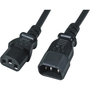 M-CAB Standard-Stromkabel - 2 m - IEC 60320 C14 / IEC 60320 C13