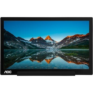 AOC I1601FWUX 16" Class Full HD Monitor LCD - 16:9 - Prata - 39,6 cm (15,6") Viewable - LED Backlight - 1920 x 1080 - 262.