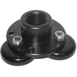 Zirkona Mounting Plate for Tablet, Smartphone - Black Powder Coat - 1.81 kg Load Capacity