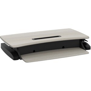 Ergotron WorkFit-Z Workstation - Holz, gemasert Rechteck, Tauben-Grau Top - 401,32 mm Table Top Length x 787,40 mm Table T