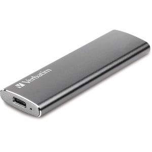 Verbatim 480GB Vx500 External SSD, USB 3.1 Gen 2 - Graphite - Notebook Device Supported - USB 3.1 Type C - 500 MB/s Maximu