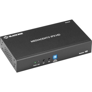 Black Box MediaCento IPX HD Extender Receiver - HDMI-Over-IP - 1 Output Device - 328.08 ft Range - 1 x Network (RJ-45) - 1