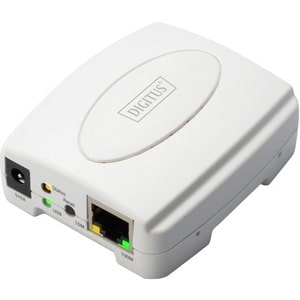 Digitus DN-13003-2 Druckserver - 1 x USB - 1 x Netzwerk (RJ-45) - Fast Ethernet - Desktop