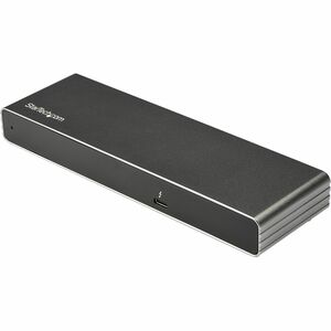 StarTech.com Thunderbolt 3 Dock - Dual 4K 60Hz Monitor TB3 Docking Station with DisplayPort, HDMI & 1080p VGA - 85W Power