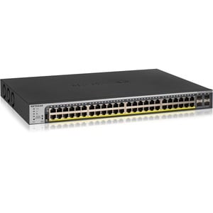 Netgear GS752TPP Ethernet Switch - 48 Ports - Manageable - Gigabit Ethernet - 10/100/1000Base-T, 1000Base-X - 3 Layer Supp