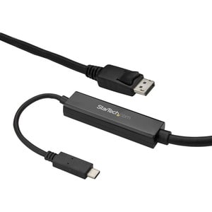 StarTech.com 9.8ft/3m USB C to DisplayPort 1.2 Cable 4K 60Hz - USB Type-C to DP Video Adapter Monitor Cable HBR2 - TB3 Com