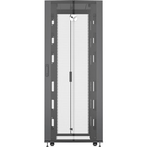 Vertiv VR Rack - 48U Server Rack Enclosure| 600x1200mm| 19-inch Cabinet (VR3307) - 2265x600x1200mm (HxWxD)| 77% perforated