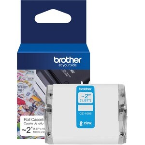 Brother CZ-1005 Multipurpose Label - 50.04 mm Width - Zero Ink (ZINK) - 1