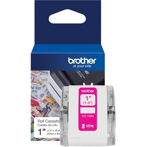 Brother CZ-1004 Multipurpose Label - 25.40 mm Width - Zero Ink (ZINK) - 1