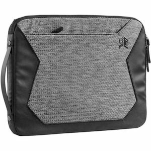 STM Goods Carrying Case (Sleeve) for 38.1 cm (15") Notebook - Granite Black - Fleece Interior Material - Shoulder Strap, H