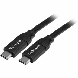 StarTech.com 4m USB C Cable with Power Delivery (5A) - M/M - USB 2.0 - USB-IF Certified - USB 2.0 Type C Cable - Power USB